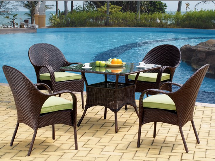 Mobiliario comercial de ratán FCO-2012