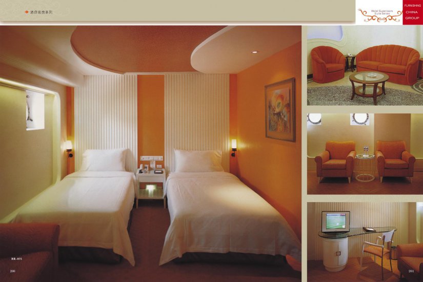 Conjunto de dormitorio de Hotel BR031