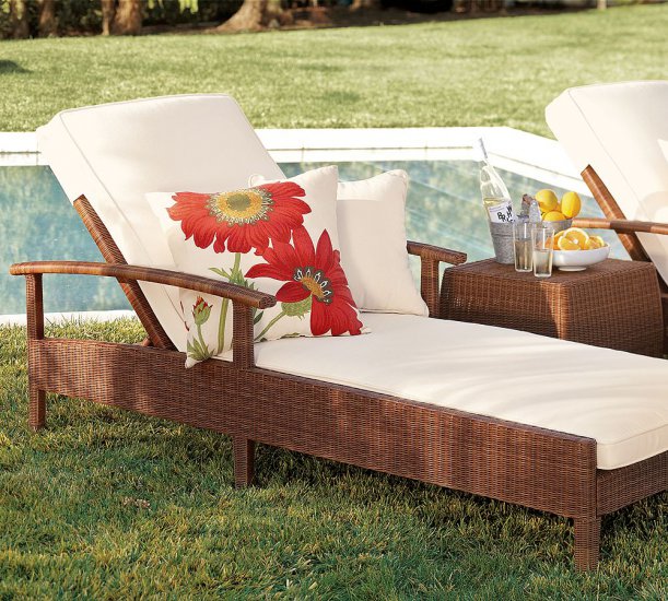 Rattan Sun lounger FCO-2081