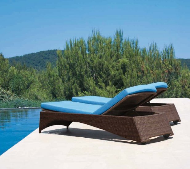 Rattan Sun lounger Fco-2480