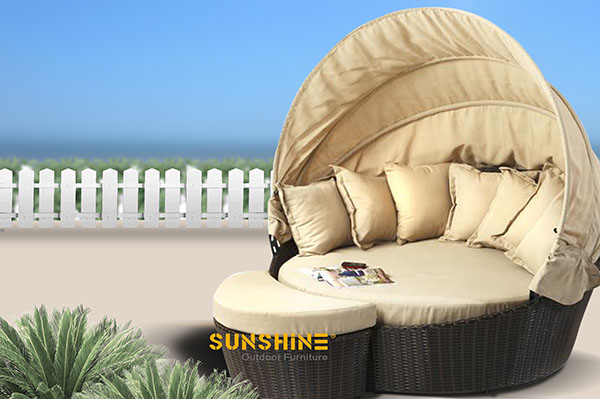 Rattan daybed FCO-019