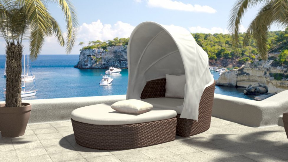 Wicker Daybed FCO-019B