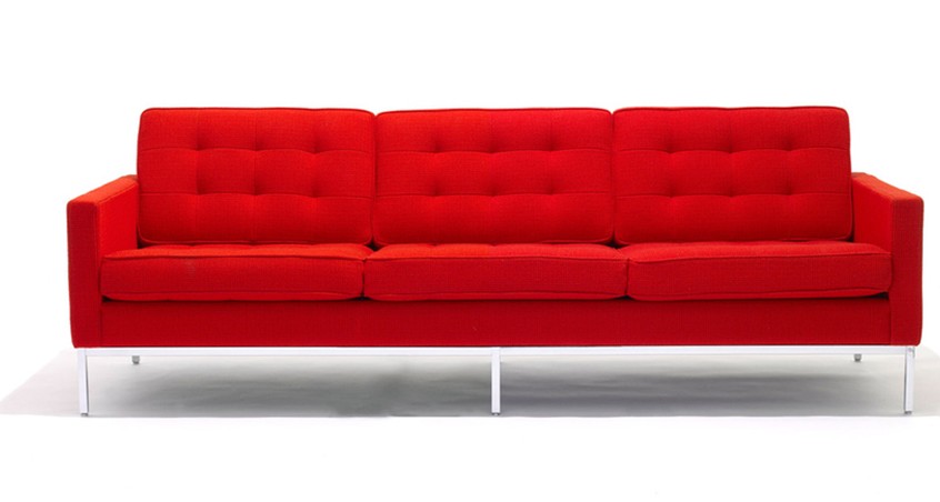 Florence Knoll Three Seat Sofa